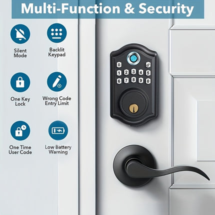 Smart Lock Deadbolt Keyless Entry view 5