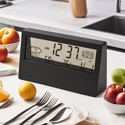 Modern Square Alarm Clock view 7