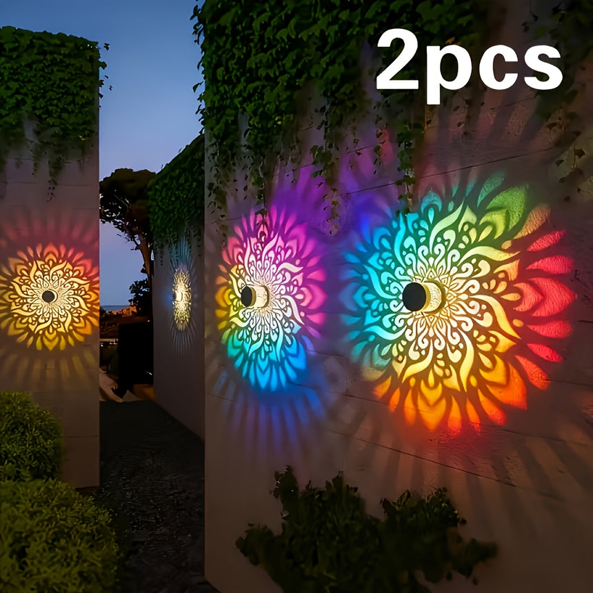 Outdoor Solar Mandala Table Lamp view 2
