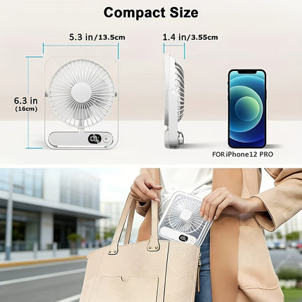 Portable USB Rechargeable Desk Fan view 8