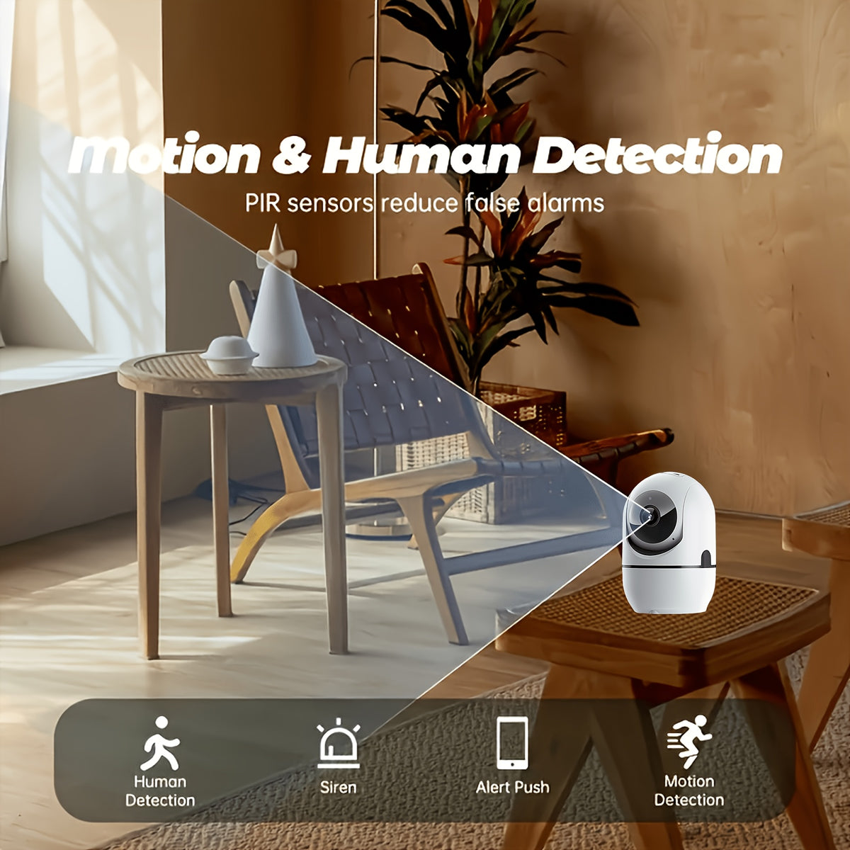 4MP 360° Indoor Smart Security Camera view 3