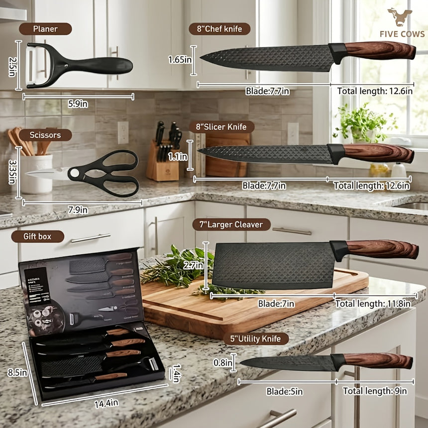 6-Piece Kitchen Knife Set view 2