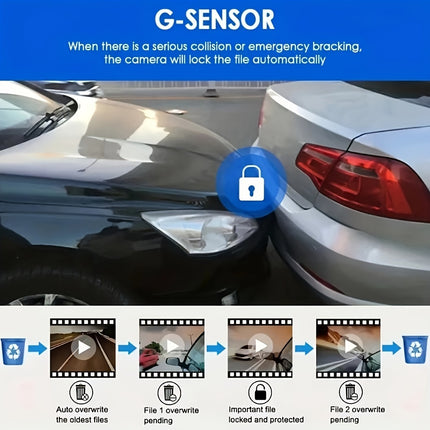 NAVITROEY Dual Camera Dash Cam view 7