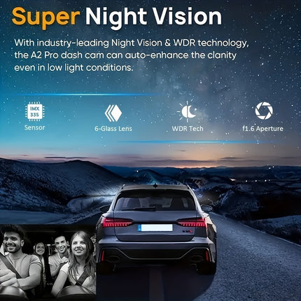 NAVITROEY Dual Camera Dash Cam view 5