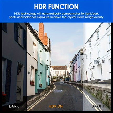NAVITROEY Dual Camera Dash Cam view 3