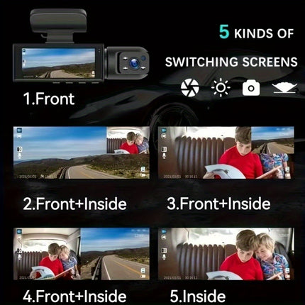 NAVITROEY Dual Camera Dash Cam view 6