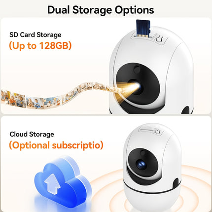 4MP 360° Indoor Smart Security Camera view 7