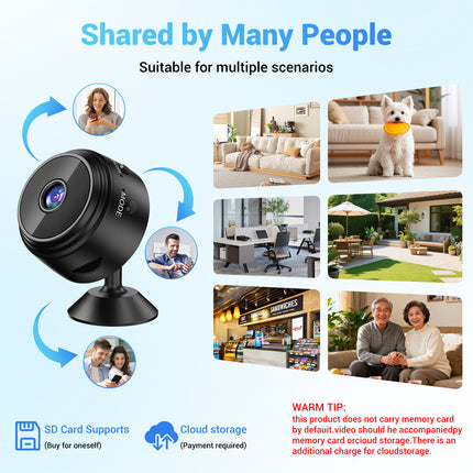 Wireless WiFi Security Camera view 7