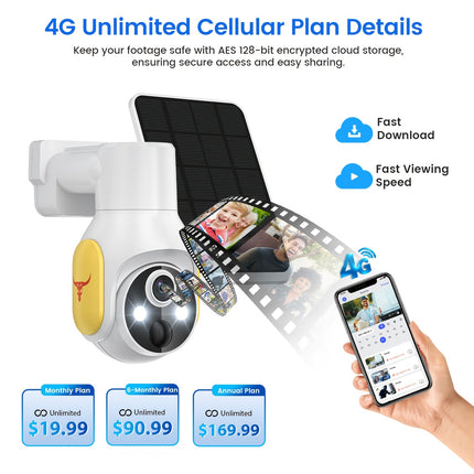 4G LTE Outdoor Security Camera view 8