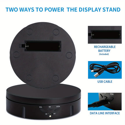 Motorized 360 Rotating Display Stand view 9