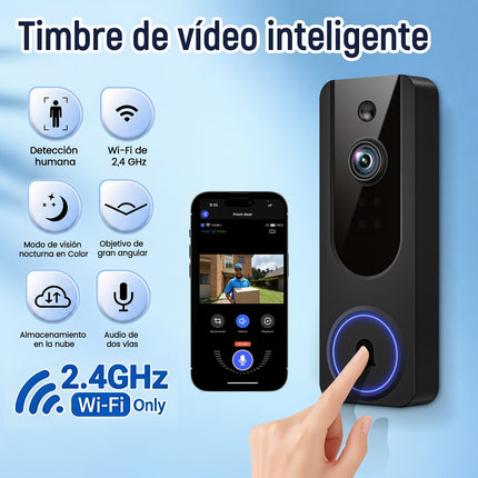 1655P Wireless Doorbell Security Camera view 9