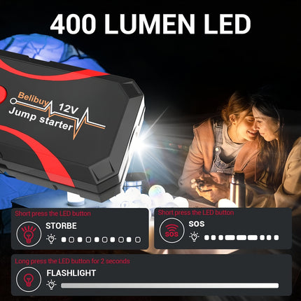 Portable Car Jump Starter Power Bank view 5