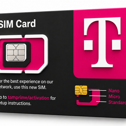 T-Mobile Prepaid SIM Card Kit | 5G Ready | Fast Activation