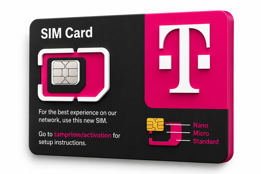 T-Mobile Prepaid SIM Card Kit | 5G Ready | Fast Activation