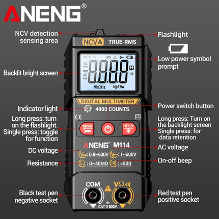 ANENG M114 Multimeter view 9