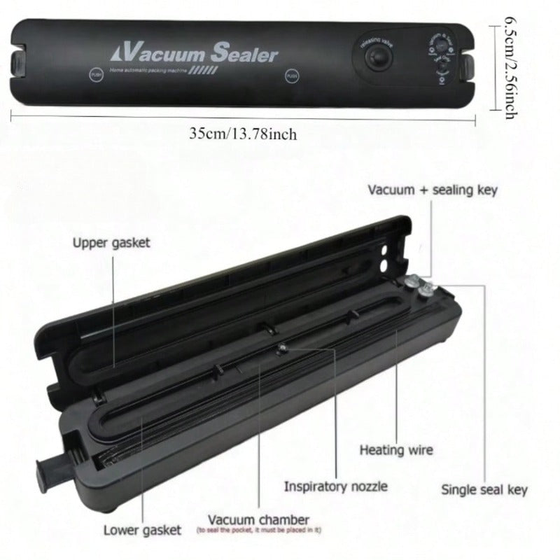 Small Automatic Food Vacuum Sealer view 7