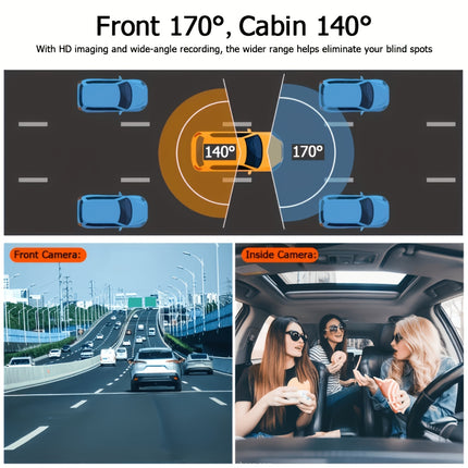 tamACX Dual Car Dash Camera view 9