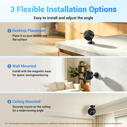 Wireless WiFi Security Camera view 9