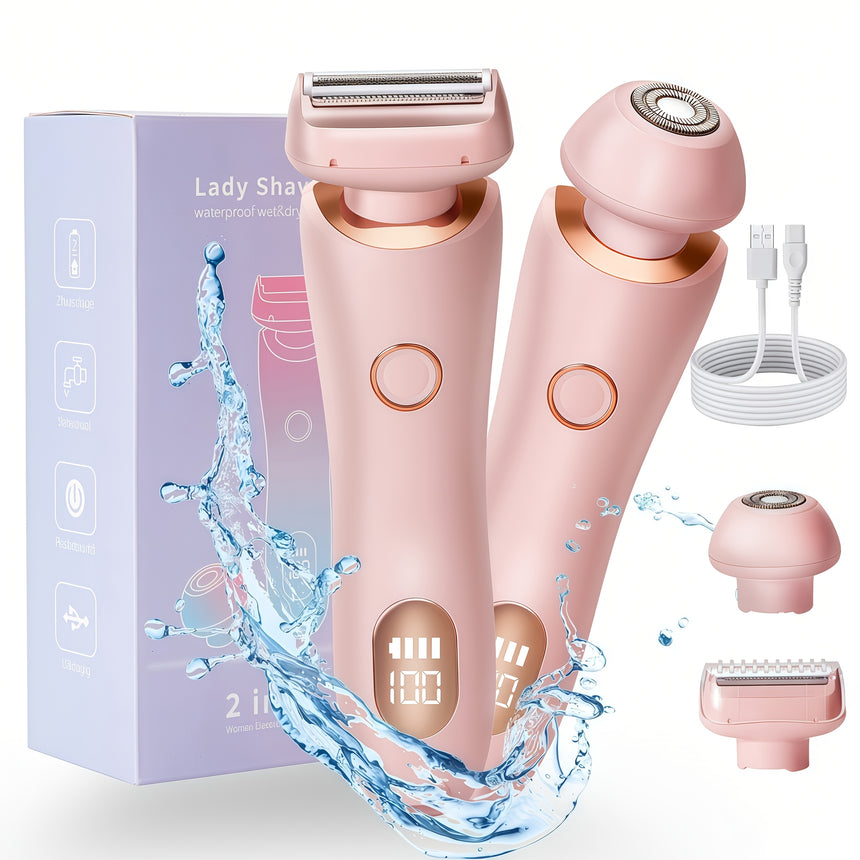 2-in-1 Bikini Trimmer for Women Electric Razor view 1