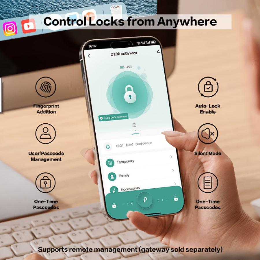 Smart Keyless Door Lock view 4