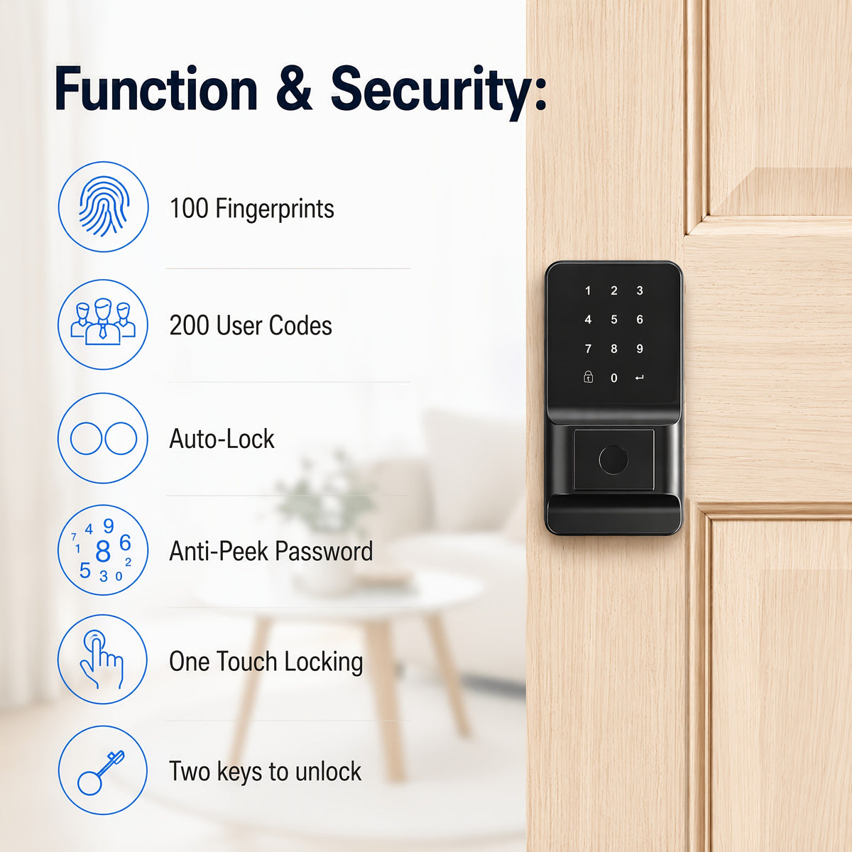 Keyless Smart Door Lock view 3