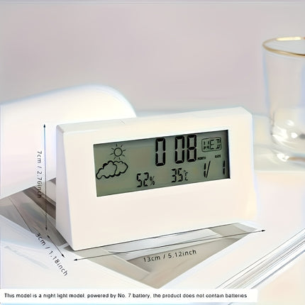 Modern Square Alarm Clock view 4