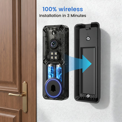 Smart Wireless Doorbell Camera System view 4
