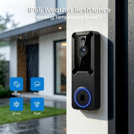 Smart Wireless Doorbell Camera System view 1
