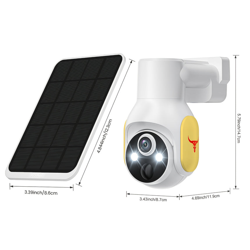 4G LTE Outdoor Security Camera view 2