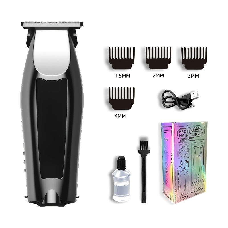 Professional Electric Hair Clipper for Men Retro Design view 1