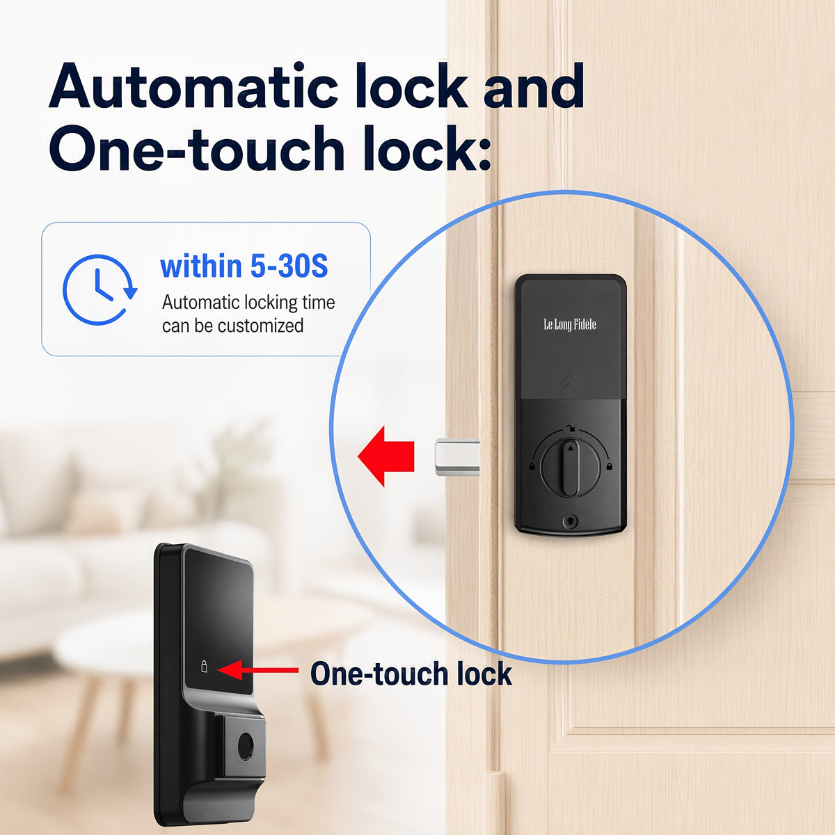 Keyless Smart Door Lock view 5