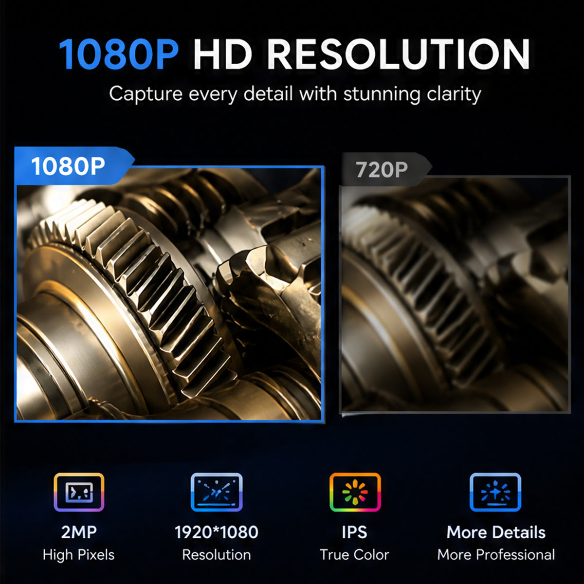 Dual Lens Endoscope Camera view 3