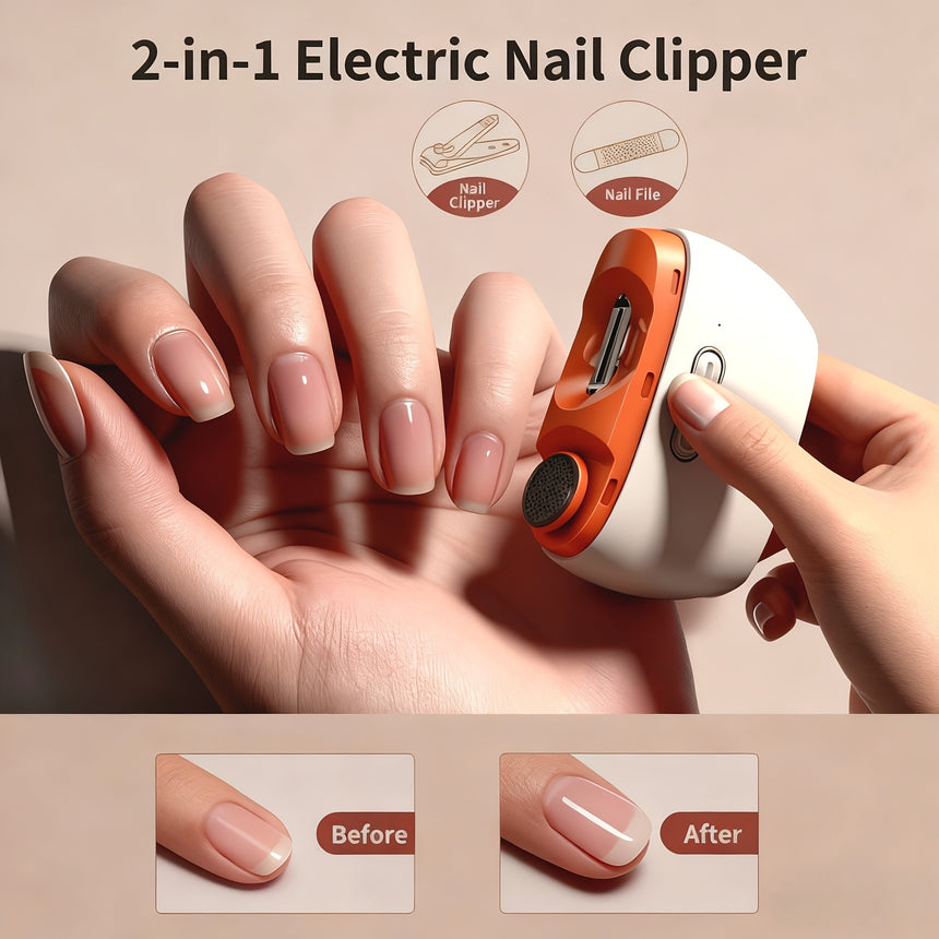 2-in-1 Electric Nail Trimmer Polisher view 2