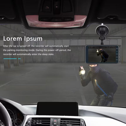 1080P HD Front and Cabin Dual-Camera Dash Cam