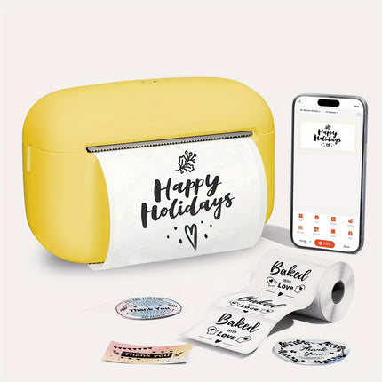 Inkless Portable Thermal Label Printer view 11