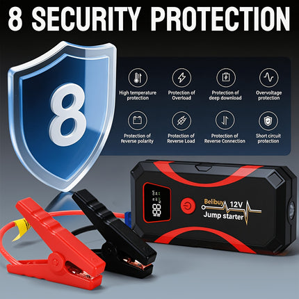 Portable Car Jump Starter Power Bank view 6