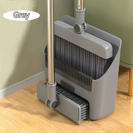 3-in-1 Foldable Broom and Mop Set view 4