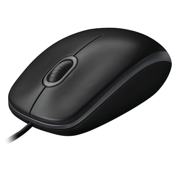 Logitech B100 Optical USB Mouse Black view 1