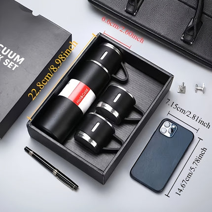 4-Piece Stainless Steel Cup Set view 3