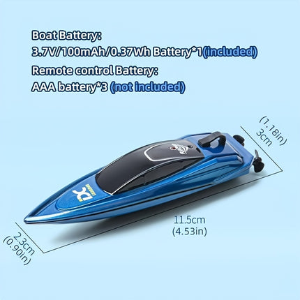 Mini RC Racing Boat view 3