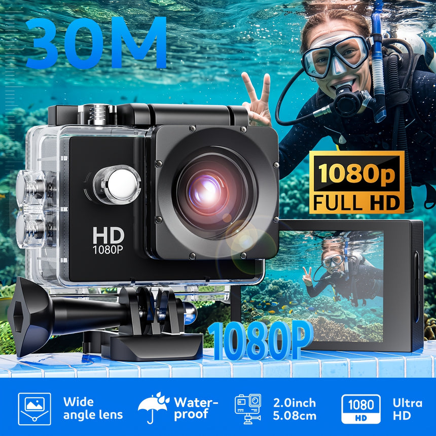 1080P HD Action Camera view 1