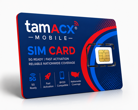 tamACX Mobile 30-Day Plan | Unlimited Talk & Text + 1GB Data