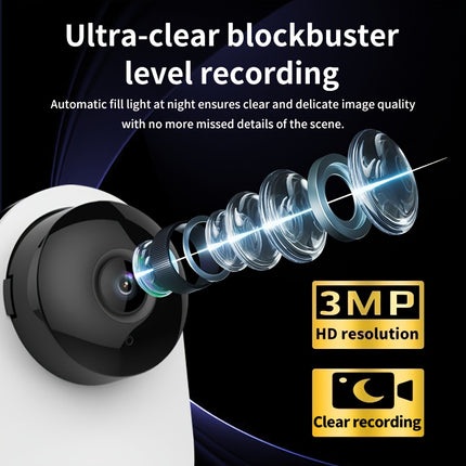 3MP Home Surveillance Camera view 3