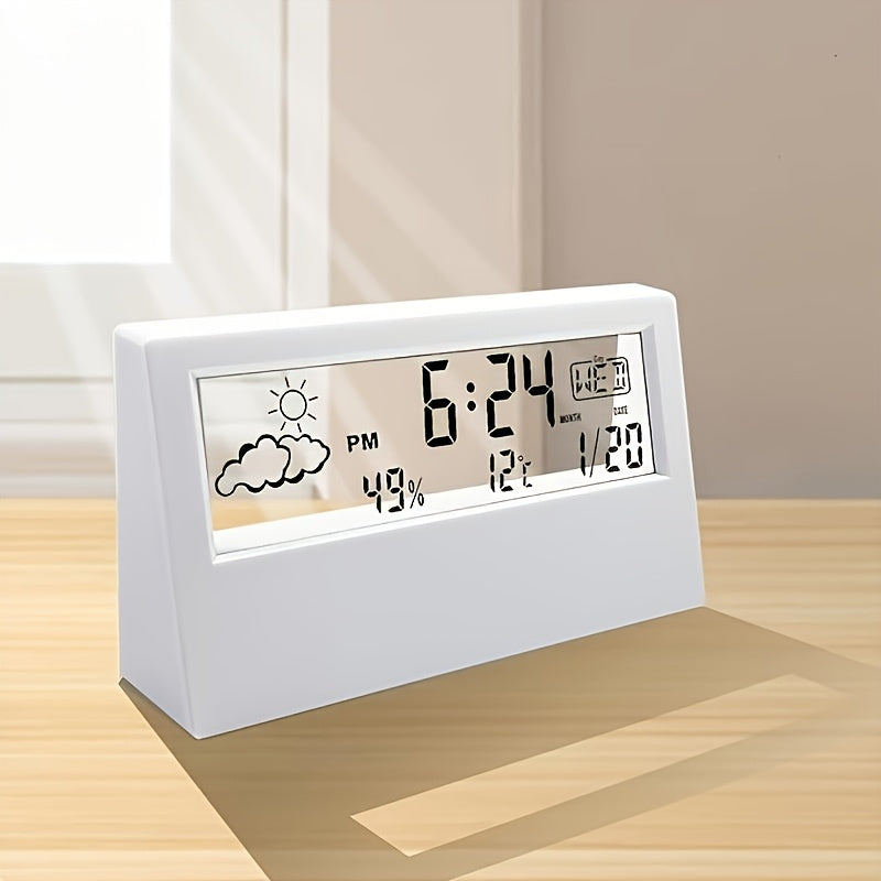Modern Square Alarm Clock view 2