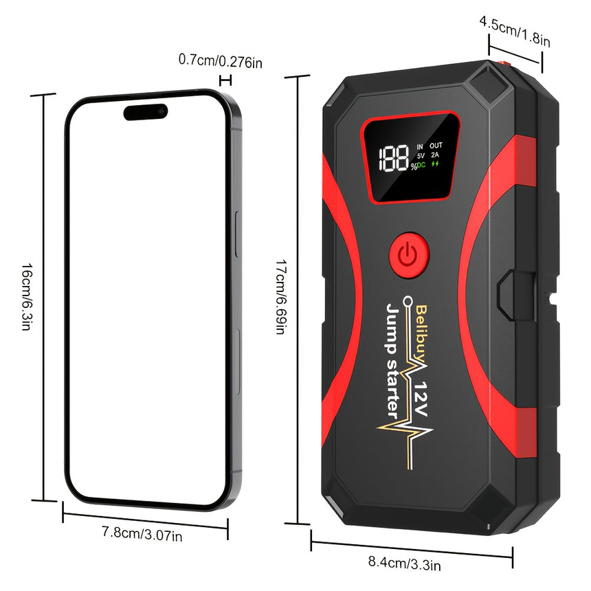 Portable Car Jump Starter Power Bank view 2