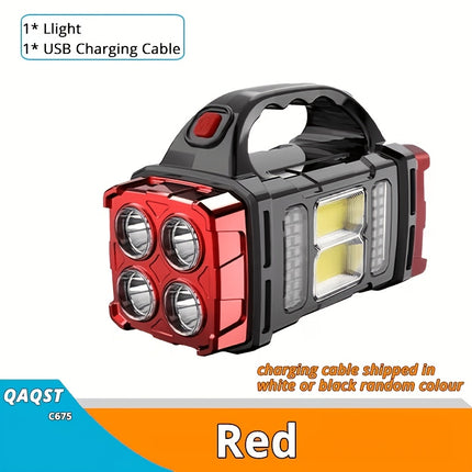 Solar USB Rechargeable LED Lantern Flashlight view 5