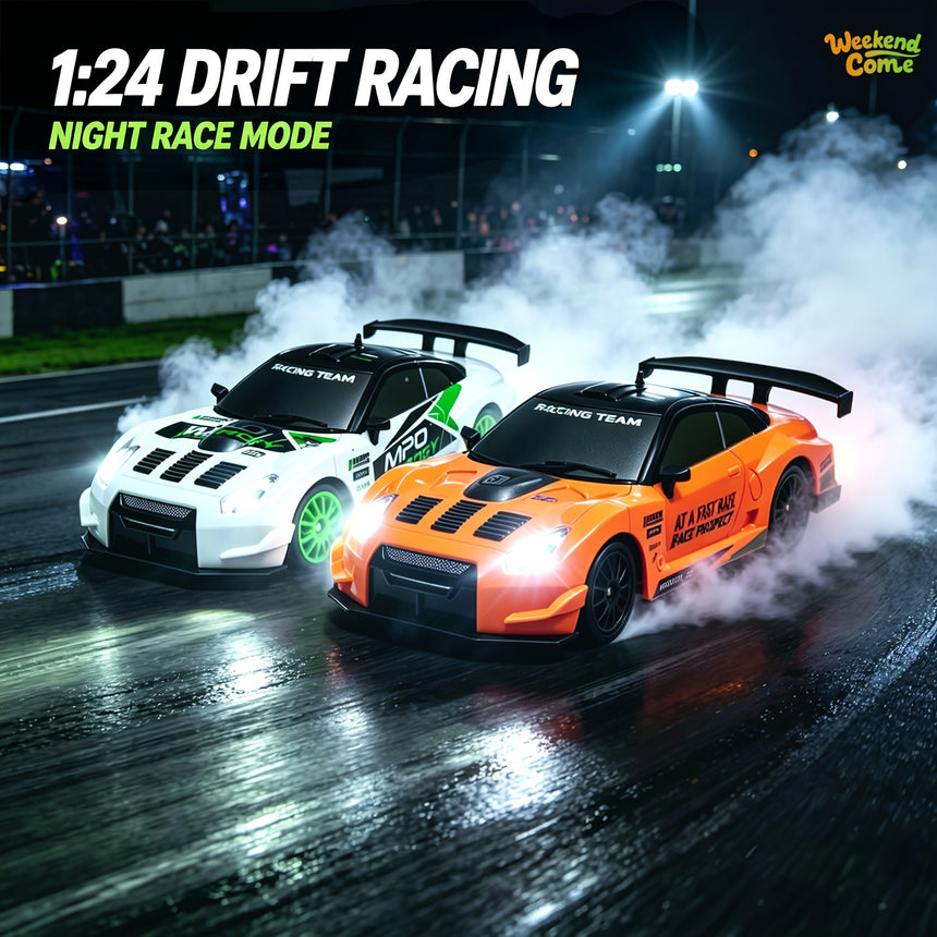 1:24 High-Speed RC Drift Car 4WD LED Lights view 1