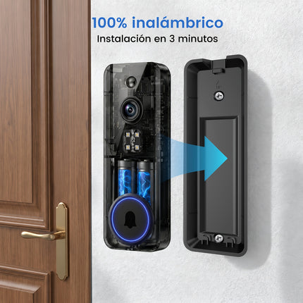 1655P Wireless Doorbell Security Camera view 5