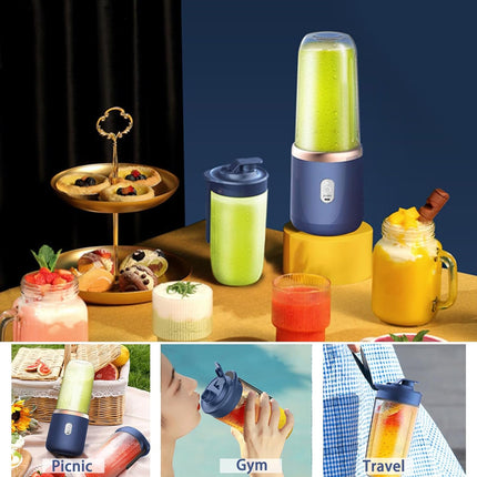 Mini Blender Bottle with Travel Cup - Smoothie Juice Shake Maker