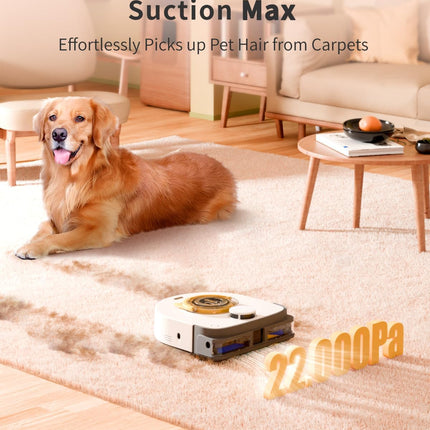UBPET V10 Robot Vacuum Cleaner – 22,000Pa Ultra-Strong Suction